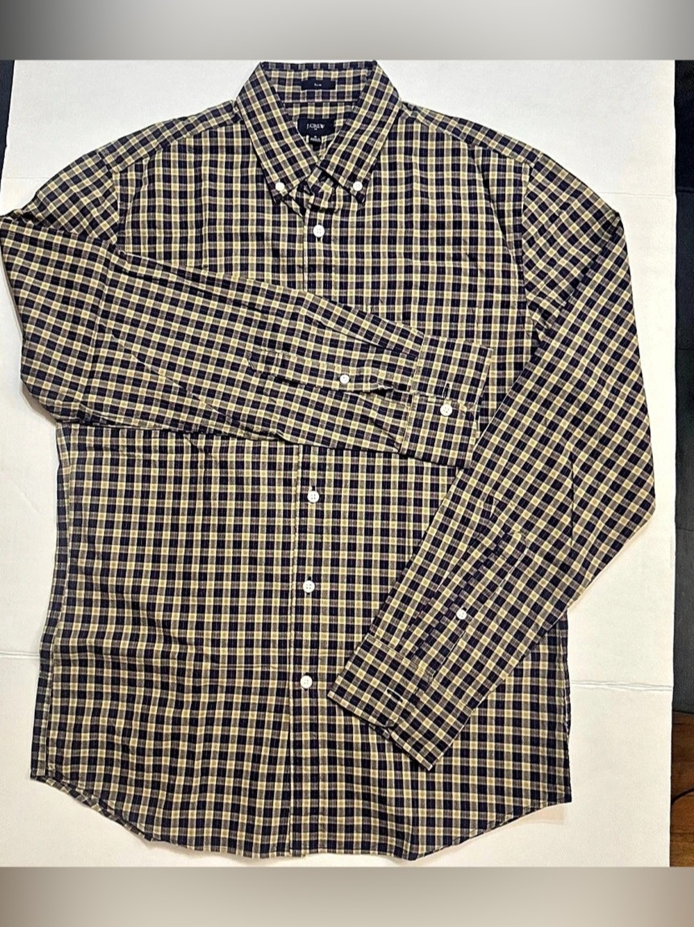 J.Crew Plaid Cotton Button Down